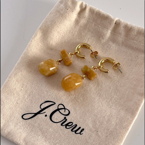 J. Crew Jewelry - J CREW | Pierced earrings | Semi-precious